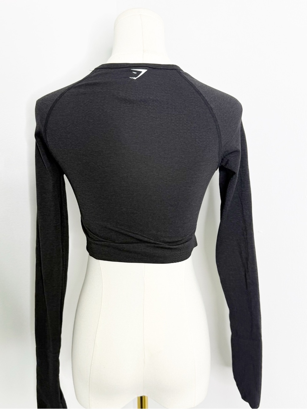 Gymshark Vital Seamless 2.0 Crop Top Bundle Small Black & Burgundy - Picture 3 of 6